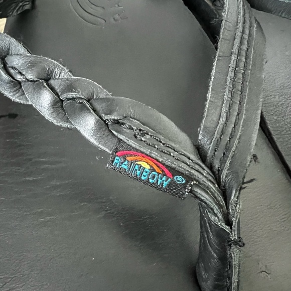Rainbow Shoes Rainbow Leather Flip Flops Poshmark